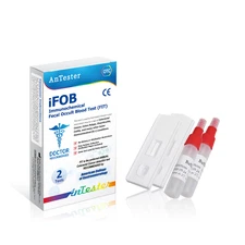 2x Fecal Occult Blood FOB Rapid Test Cassette Stool Home test Kit for Colorectal