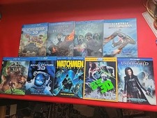 9 Slipcover ONLY LOT Cardboard Sleeve 3-D Blu-Ray DVD Covers Only No Discs READ