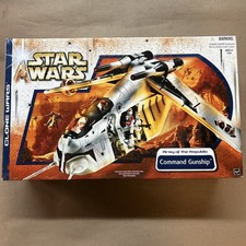 Star Wars Clone Wars Army of the Republic Command Gunship Hasbro 2003 New Sealed