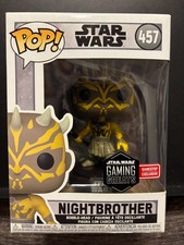 Funko Pop! Figura Vinilo Exclusiva Star Wars 457 Nightbrother Gamestop Nueva en Caja