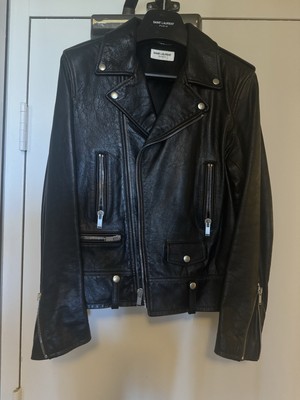 Saint Laurent Paris No Smoking L01 Leather Jacket Hedi Slimane | eBay