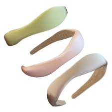 Women Headband Pure Color Slip Resistant Easy Matching Elegant Soft Sponge Hair