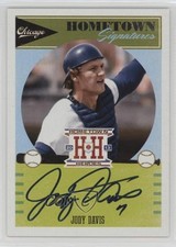 2013 Panini Hometown Heroes Hometown Signatures Jody Davis #HSJD Auto 07ke