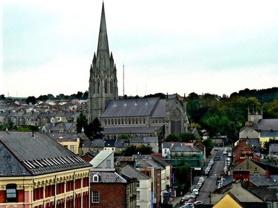 Photo A3 Derry - Great James Street  &  St Eugene's Cathedral Londonderr c2013