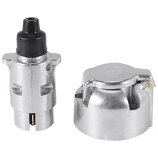 Trailer Accessories- 7 Pin Trailer Plug 12V Rv Sockets Towbar Towing 7Pin3366