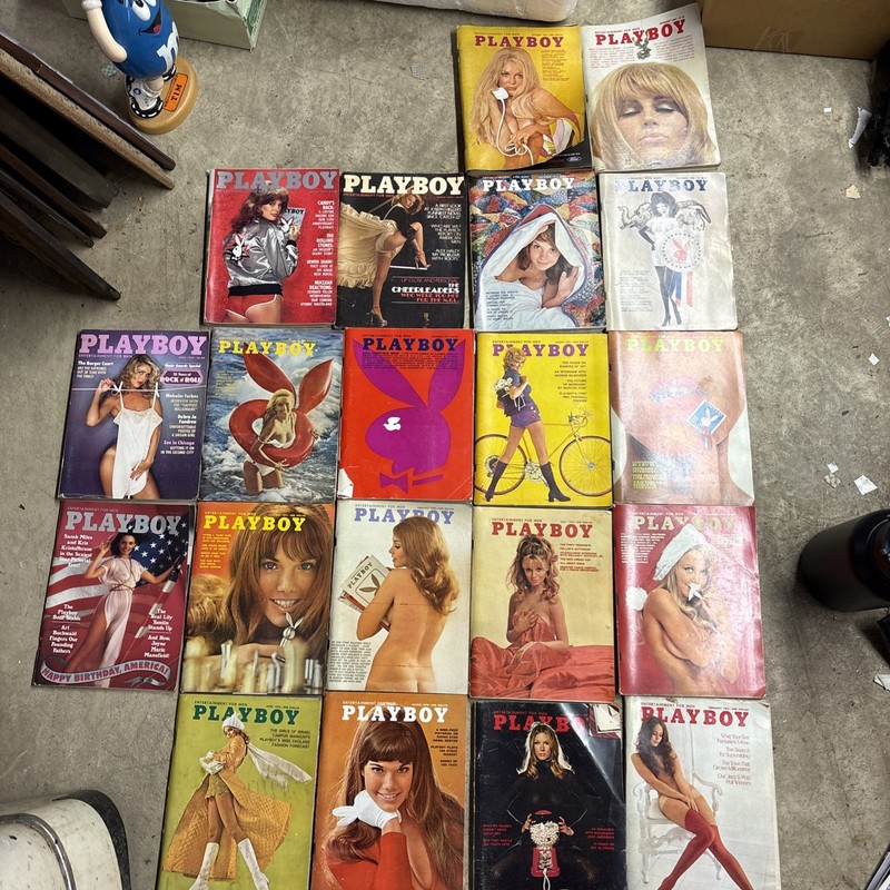 Playboy Magazine 1960s Lot of 20 Issues