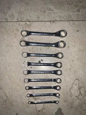 Snap On 9 Pc Vintage 10° Shallow Offset Wrench Set Metric 6-20 mm XSM