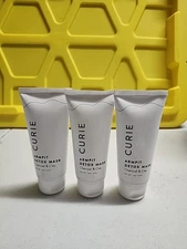 Lot of 3 Curie Armpit Deodorant Detox Mask Charcoal & Clay Types 2 oz Each