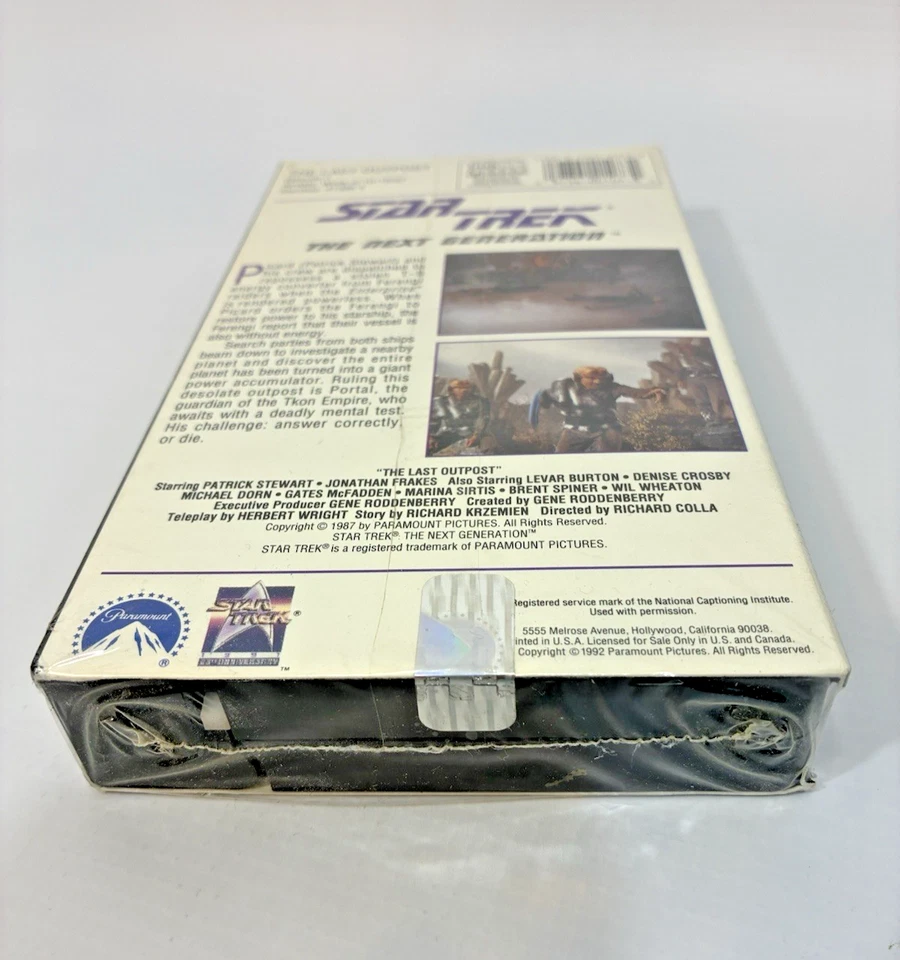 Star Trek: The Next Generation-Episode 7 The Last Outpost (VHS,1992) - Image 3 of 4