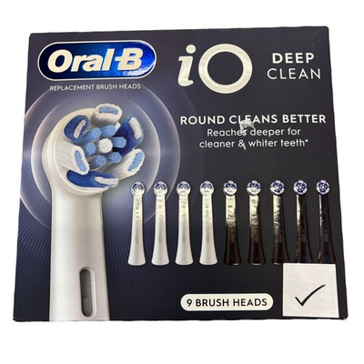 #ad #ad Oral B iO Deep Clean Replacement Toothbrush Head 9 count $27.99