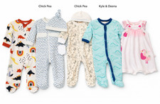 Baby Girl 0-3 Months Clothing Lot 9 Pieces   Chick Pea- New