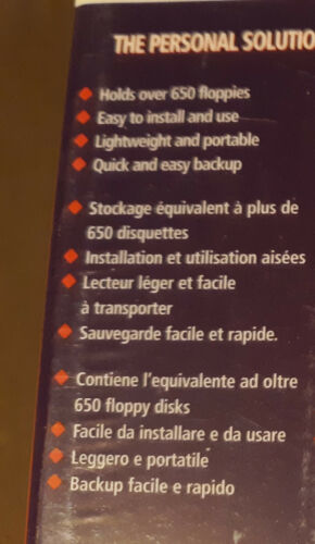 4 NEW SYQUEST SparQ 1.0 GB Model SPARQ1PE External Drive Parallel, windows 95,XP - Picture 5 of 5