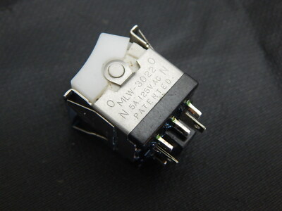 NIHON KAIHEIKI NKK MLW-3022 ROCKER SWITCH ON-ON DPDT 5A 250VAC - FAST SHIPPING