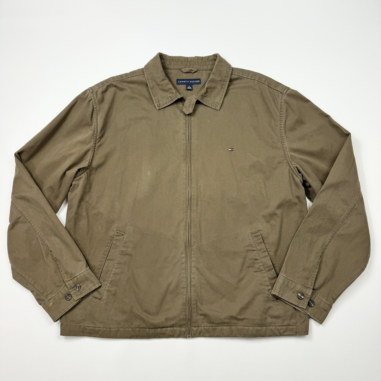 Men’s Tommy Hilfiger Full Zip Basic Jacket Size XL - image 1