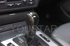 UK STOCK Genuine 3D Carbon Fibre Gloss Black Auto Shift Knob for BMW 1 3 6 X1 Z4