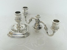 Versilberter Kerzenleuchter markiert