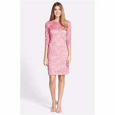  ELIZA  J Lace Sheath Dress  ( Size 8 )
