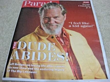 Jeff Bridges Parade Newspaper Magazine 2022 The Old Man Big Lebowski Crazy Heart