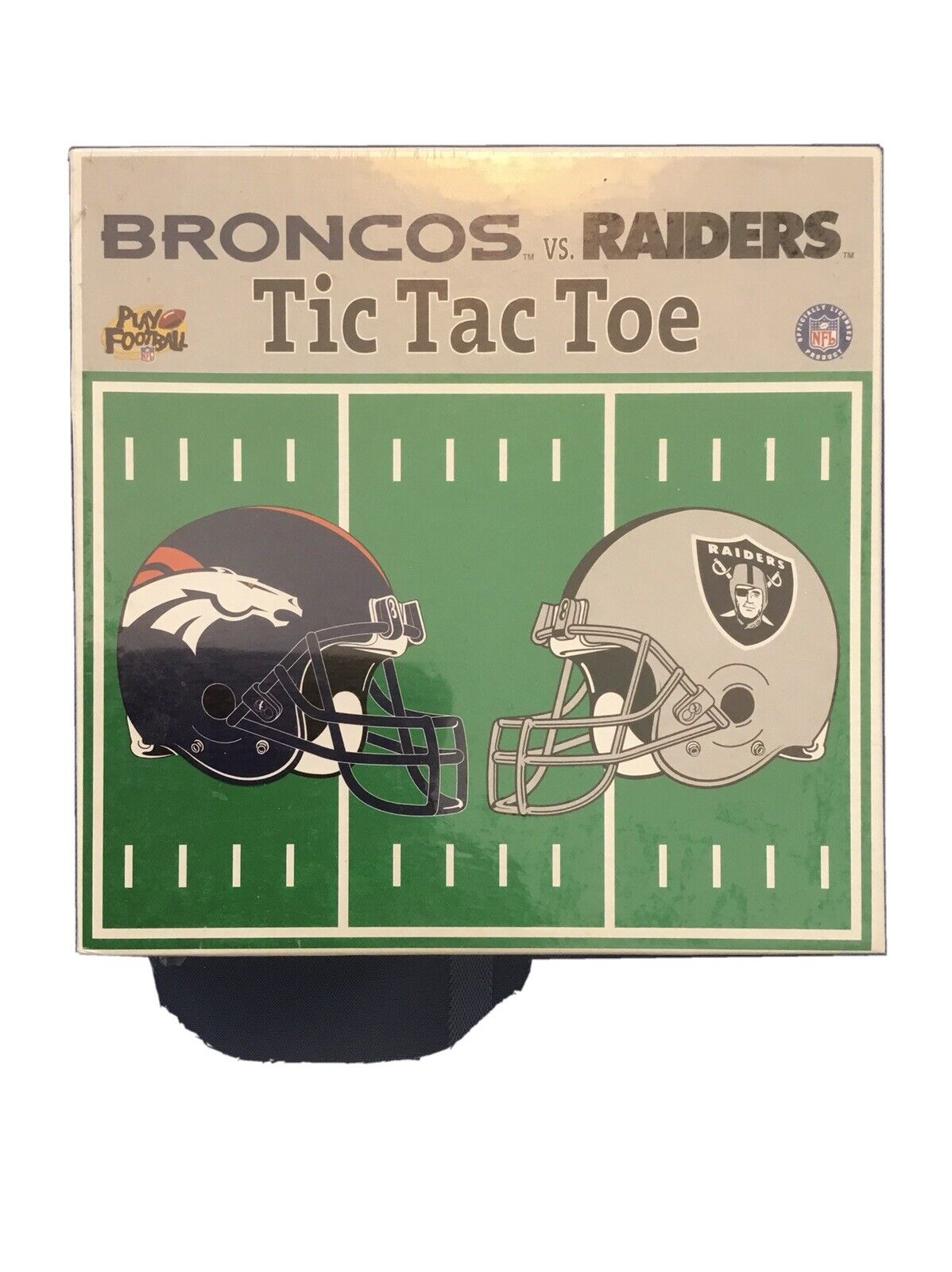 NEW Play Football Broncos vs Raiders Tic Tac Toe Football Game