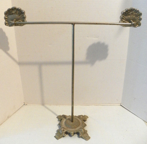 VINTAGE DEPARTMENT METAL STORE TOWELS BY CALLAWAY 22" DISPLAY RACK STAND 30-50’s