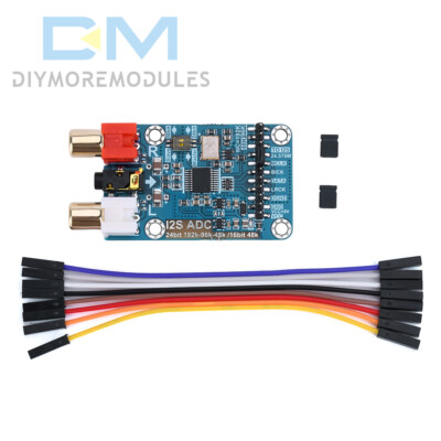 I2S ADC Audio I2S Capture Card Module Master Slave Mode Development Board Module