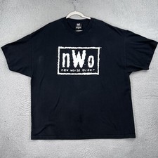 NWO New World Order 2008 Shirt MENS 3XL Black WWE Authentic Wrestling Tee