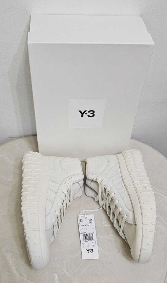 Y-3 GR.1P HIGH   FZ6393   OFF White   Men\'s Size 11-12   Sport Style Adidas Y-3 GR.1P GRIP HIgh Off White FZ6393 Y3 Yohji  main image 3