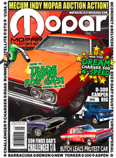 Mopar Collectors Guide Magazine Sept 2022 Mecum Indy Mopar Auction Action
