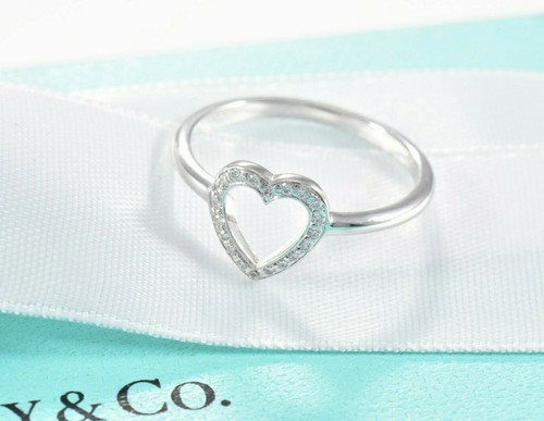 Diamond Platinum Metro Heart Ring 