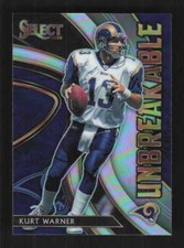 Kurt Warner 2020 Panini Select Unbreakable Prizm St. Louis Rams #U11