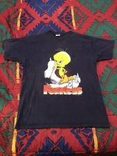 Vintage 1995 Tweety Bird Looney Tunes Fearless Warner Bros Size Large T-Shirt