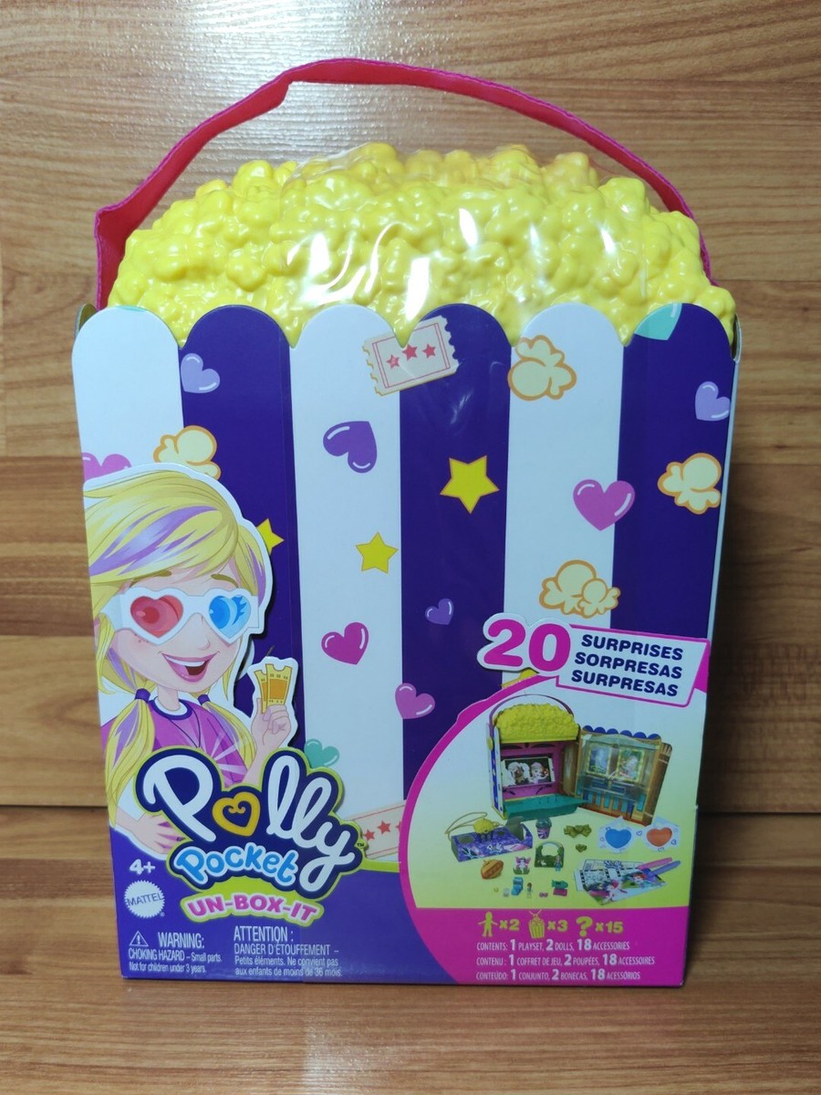 Movie Theater Un Polly Pocket Polly Pocket UN-BOX-IT Popcorn Movie