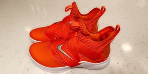 lebron 10 neon orange