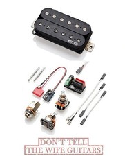 EMG Fat 55 Black Retro Active Standard Spaced Bridge Humbucker Short Pots RA360A