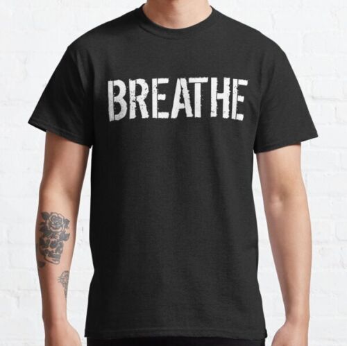 Neuf avec étiquettes Breathe - The Prodigy White Font Shipping From America USA T-shirt unisexe - Photo 1 sur 1