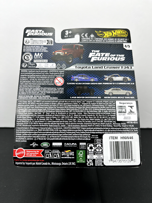 Hot Wheels 2024 Premium Fast & Furious Toyota Land Cruiser FJ43