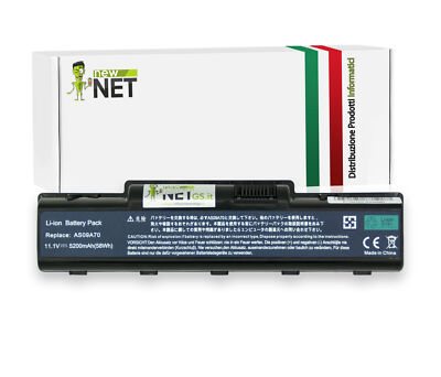 Akku 5200mAh kompatibel mit Acer eMachines D525 D725 D620 G620 G627 G725