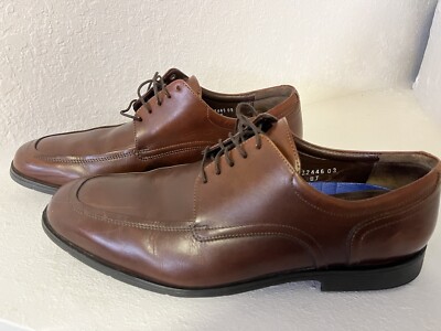Florsheim Comfortech Two Tone Leather Oxford Shoes Brown Tan Size 11 Sorrento Lux Cap Toe Balmoral Oxford Men main image 4
