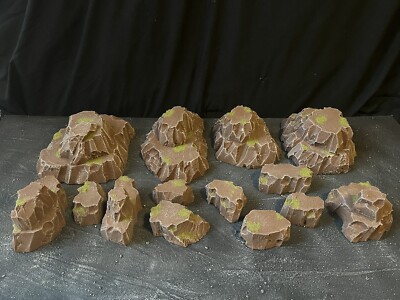 Wargaming Terrain Desert And Grass  scenery Compatible With Warhammer 40k