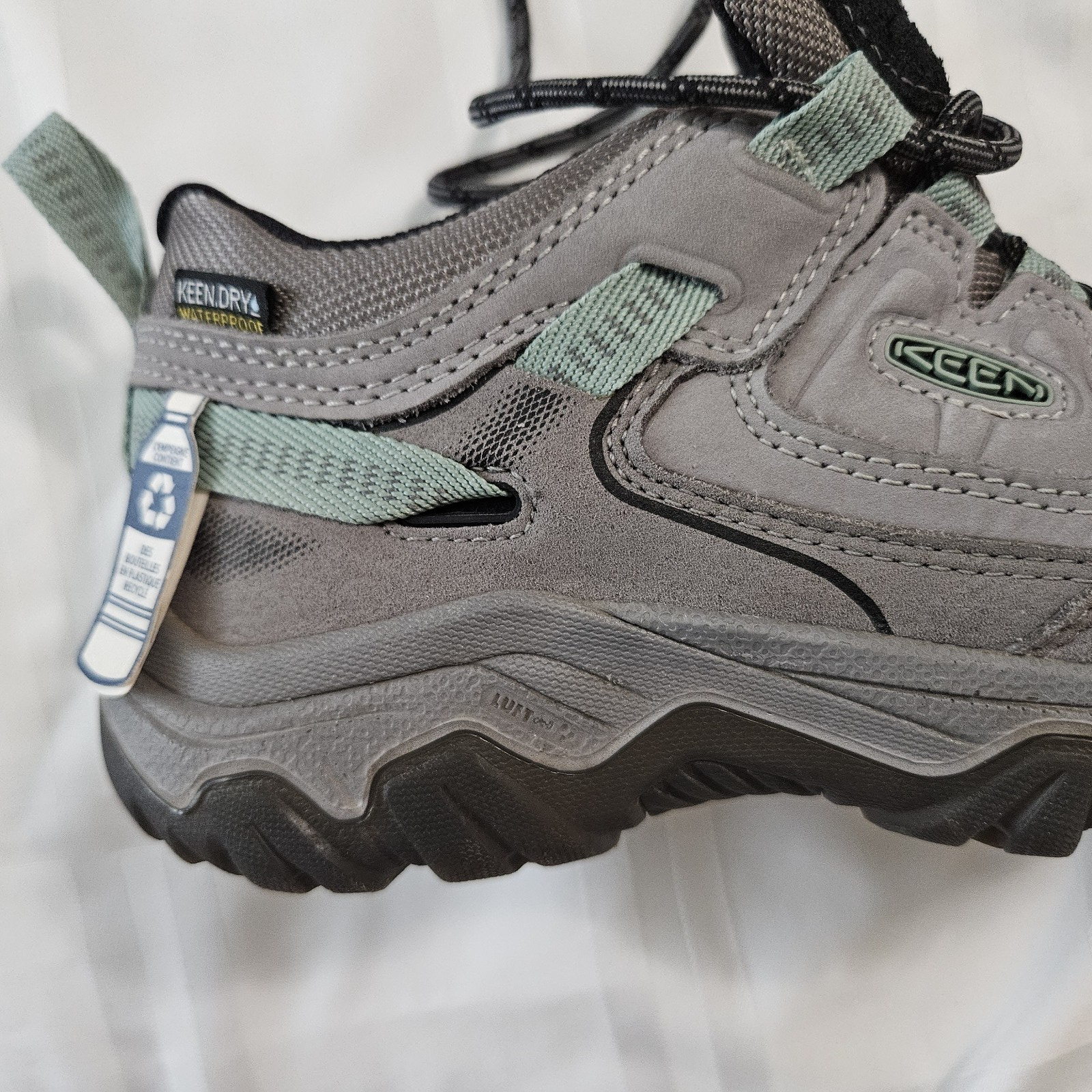 Keen Dry Sneakers Donna Taglia 6 Scarpe da Escursionismo Grigio Pelle Impermeabile