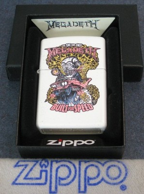 MUSIC Megadeth BUILT FOR SPEED 47237 One And Only  ZIPPO Lighter NEW IN BOX 2025