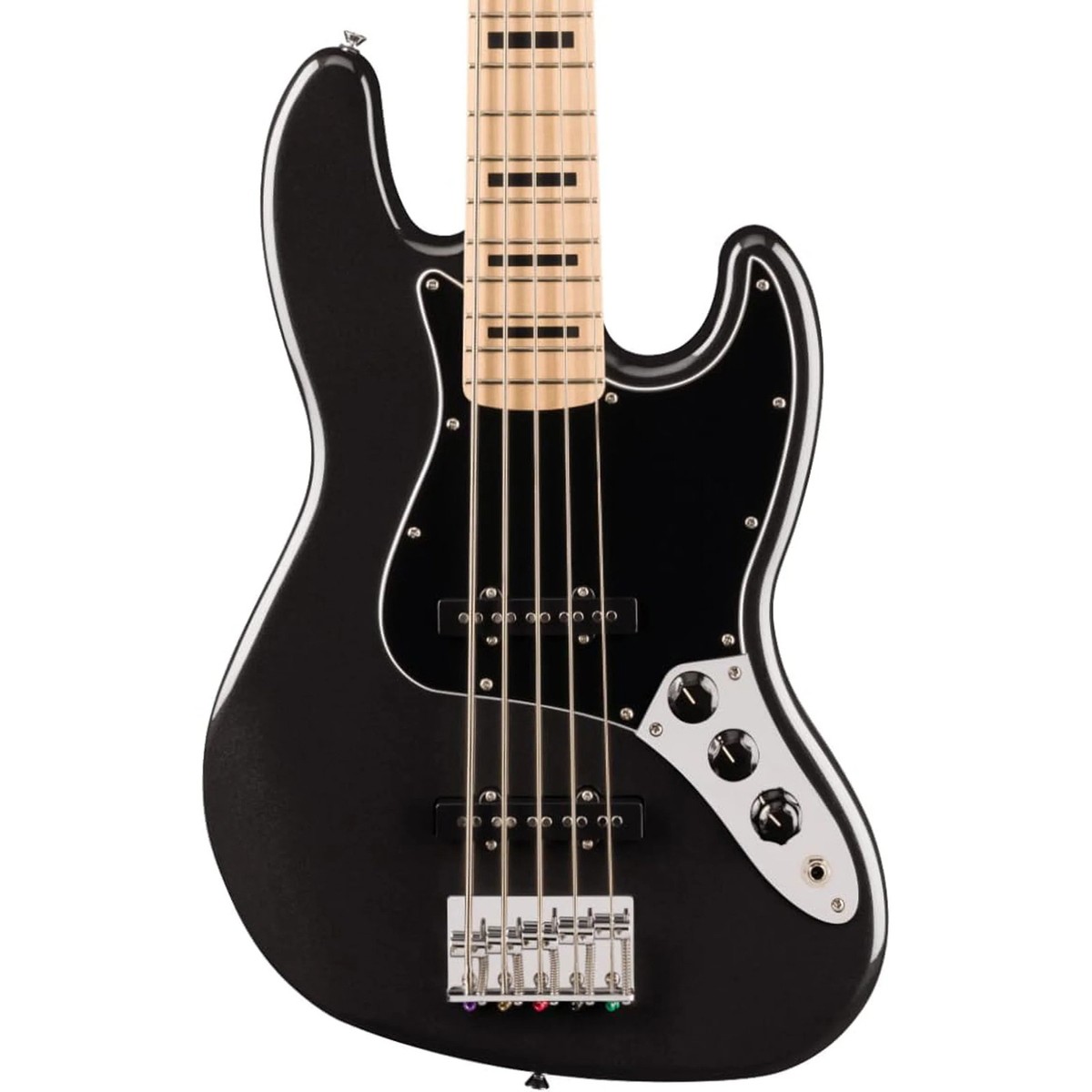 Squier Affinity Series Active Jazz Bass V - Black Metallic | eBay