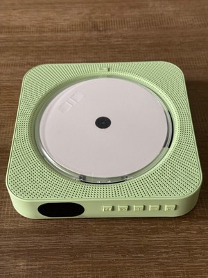 KC-909 Green Portable Remote Control USB FM BT TF Radio Wall Mountable CD Player