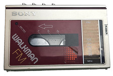 Vintage Sony Walkman WM-F10 FM Stereo Cassette Player for Repair or Parts