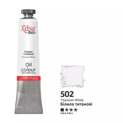 4823098536833 Farba olejna titanium white 502 45ml Rosa