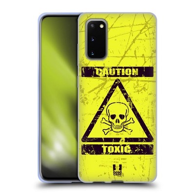 HEAD CASE DESIGNS HAZARD SYMBOLS SOFT GEL CASE FOR SAMSUNG PHONES 1