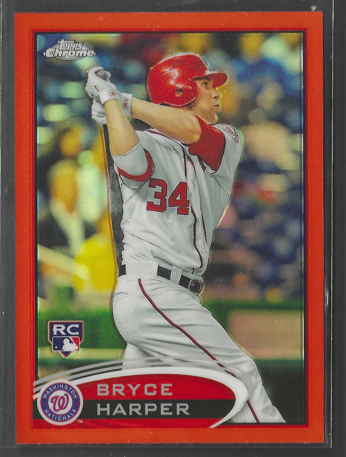 2012 Topps Chrome - Bryce Harper #196 Orange Refractor