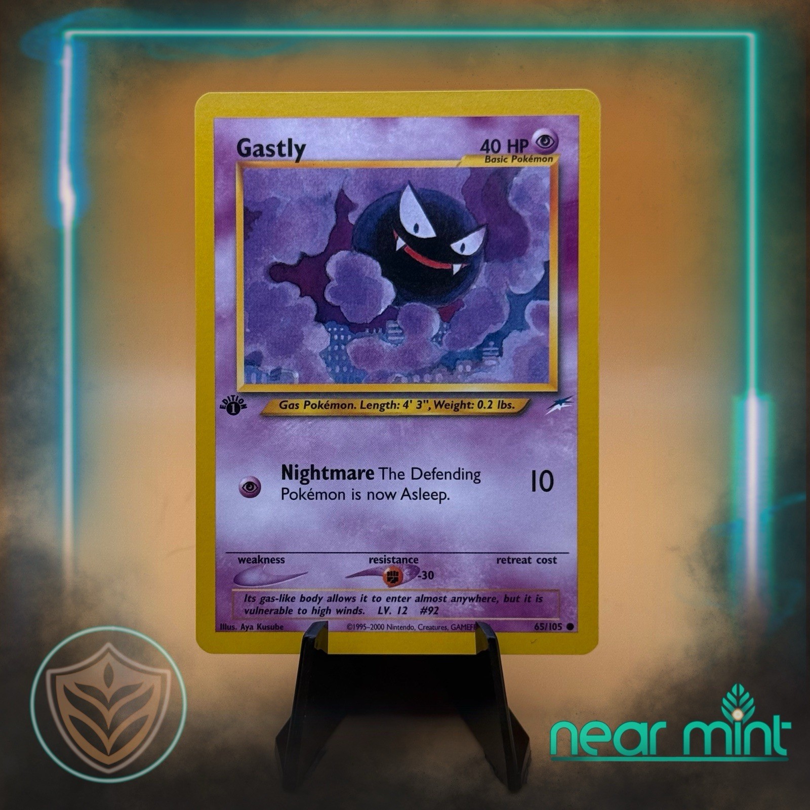 Pokémon TCG - Gastly 65/105 Neo Destiny 1st Edition - NM