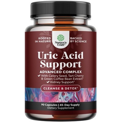 Green Coffee Bean Extract for Uric Acid Cleanse & Detox 90 Count (Pack of 1) 