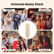 2pcs Foldable Cardboard Wedding Display Cylinder Flowers Stand Columns Display